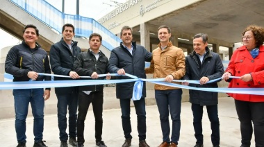 Massa y Kicillof inauguraron el paso bajo nivel “Diego Armando Maradona”