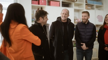 Insaurralde, Kicillof y Otermín inauguraron un Jardín en Santa Catalina