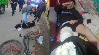 Un colectivo atropelló a un nene que terminó fracturado pero "nadie se hace cargo"