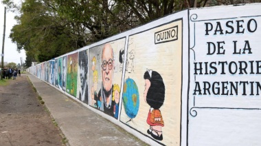Brown presentó el Paseo de la Historieta