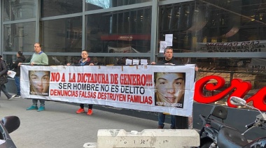 Se realizó una movilización para reclamar “basta de falsas de denuncias”