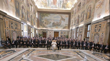 Calzoni participó de un diálogo con el Papa Francisco junto a representantes de universidades de América Latina