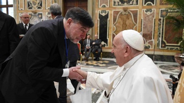 Calzoni participó de un diálogo con el Papa Francisco junto a representantes de universidades de América Latina