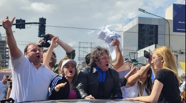 Milei eligió Lomas para su última recorrida por la provincia de Buenos Aires