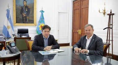 Kicillof y Cascallares dialogaron sobre las obras en ejecución y los nuevos proyectos para Brown