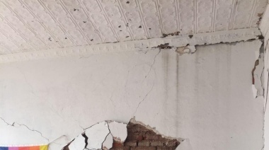 Piden ayuda para un centro cultural de Llavallol, afectado por la demolición de un edificio lindero