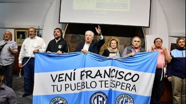 Dirigentes de la CGT se suman al operativo clamor para que el Papa Francisco visite el país