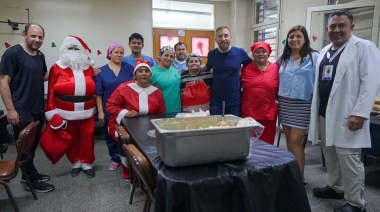 Otermín recorrió los hospitales Gandulfo y Alende en la víspera de nochebuena