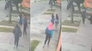 Salía de la escuela y le cortaron la cara para robarle el celular