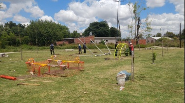 Los vecinos de Glew ya cuentan con una nueva plaza equipada por el Municipio