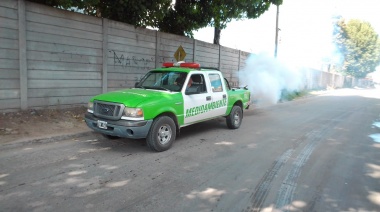 Realizan tareas de fumigación en 9 de Abril