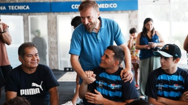 Otermín se reunió con deportistas  locales