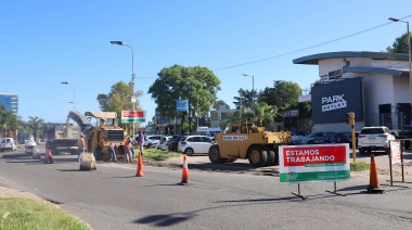 Comenzó la obra de repavimentación de la avenida Mariano Castex