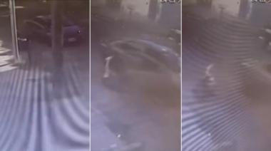 Denunciaron a un bombero de Lanús por arrojar a su ex pareja de un auto en movimiento