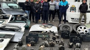 Desbaratan desarmaderos en Glew, Calzada y Malvinas Argentinas