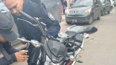 La Policía impidió un robo y detuvo a motochorros