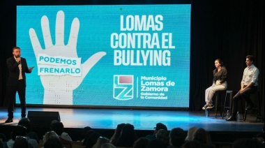 Federico Otermín y Wado de Pedro presentaron el programa “Lomas contra el Bullying”