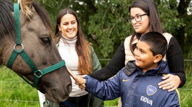Almirante Brown puso en marcha un programa de terapia asistida con animales