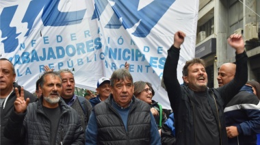 Los municipales se movilizaron y rechazan la Ley Bases: “Vamos a resistir”