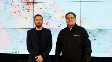 Otermín se reunió con el ministro de Seguridad bonaerense