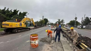 La renovación de la Ruta 4 avanza por Claypole y se acerca a Solano