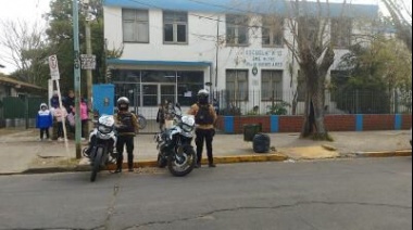 Profundizan los patrullajes policiales preventivos en los corredores escolares