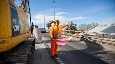 Avanza la renovación integral del puente de Claypole