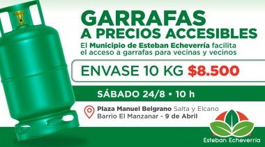 Acercan garrafas a precios accesibles para los vecinos