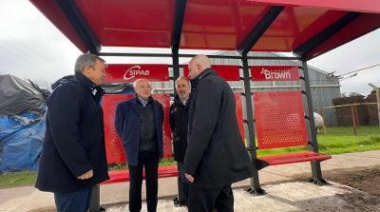 Cascallares supervisó el nuevo equipamiento del municipio en el Parque Industrial