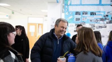 Anuncian la finalización de la obra del segundo edificio de aulas del Instituto N° 41
