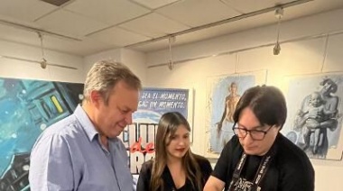 Cascallares participó del 1º Festival de la Historieta