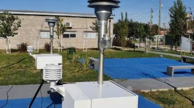 Instalan una estación de medición de gases en el Parque Industrial de Burzaco