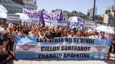 El conflicto aerocomercial se vuelve clave para imponer la reforma laboral libertaria