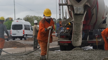 Continúan las obras de repavimentación de la Ruta 4