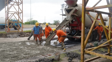 Continúan las obras de repavimentación de la Ruta 4