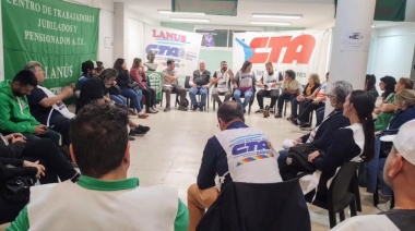La CTA Autónoma y la CTA de los trabajadores juntas en Lanús “contra el Gobierno de Milei”