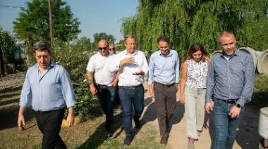 Arrancó una histórica obra hidráulica en Glew que beneficiará a miles de vecinos