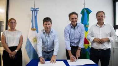 Katopodis firmó un convenio para la construcción de aulas taller en la UNAB