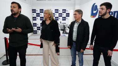 Lorenzino y González Santalla inauguraron una nueva delegación