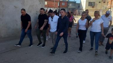 Referentes de LLA del distrito realizaron una caravana en Barrio Pampa