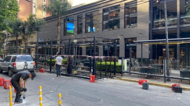 Trotta presentó un proyecto para limitar la utilización de calles y veredas para locales gastronómicos