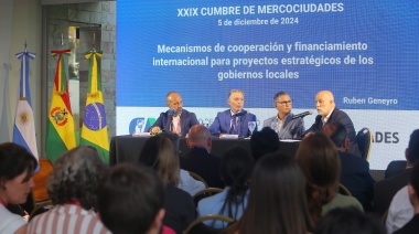 Gray encabezó la apertura de la 29ª Cumbre de Mercociudades