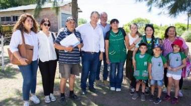 Cascallares encabezó un encuentro de fin de año con Jardines Comunitarios