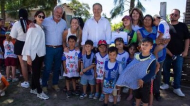Cascallares encabezó un encuentro de fin de año con Jardines Comunitarios