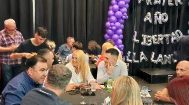 Con una gran convocatoria, La Libertad Avanza brindó por “el balance positivo” que dejó el primer año del espacio