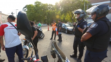 Las fuerzas federales realizaron un operativo cerrojo en diversos puntos del distrito