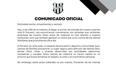El presidente del “Porve” fue amenazado de muerte y Julián Álvarez intervendría el club