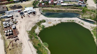 Otermín y Katopodis recorrieron obras: El Bajo Nivel de Temperley financiado por Provincia y otra paralizada por el Gobierno Nacional
