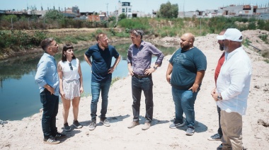 Otermín y Katopodis recorrieron obras: El Bajo Nivel de Temperley financiado por Provincia y otra paralizada por el Gobierno Nacional