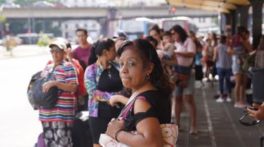 Indignación y enojo de los pasajeros por el paro de trenes